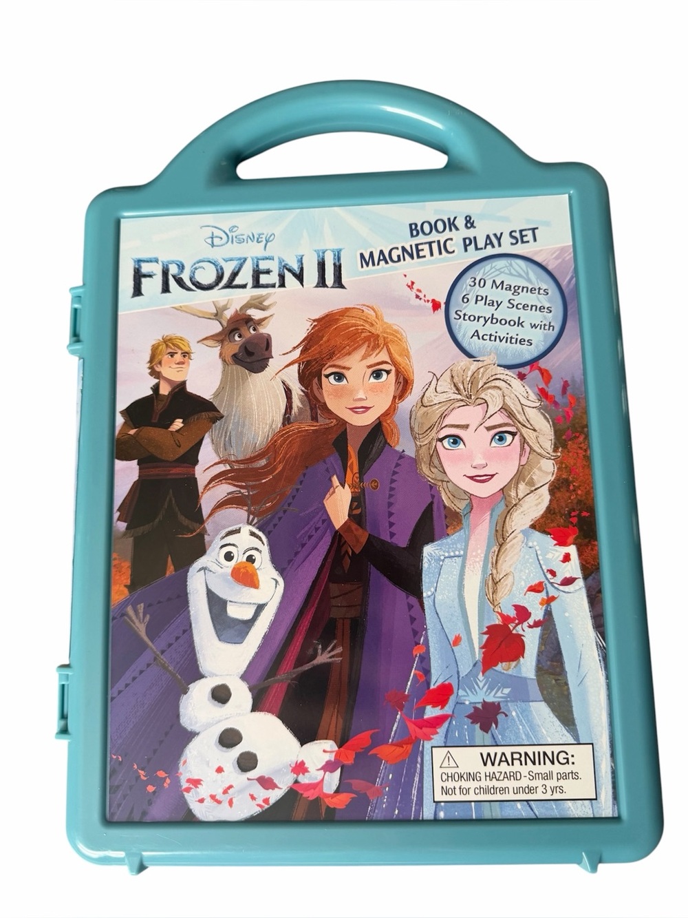 Disney Frozen II Magnetic Play Set w/ Teal Case